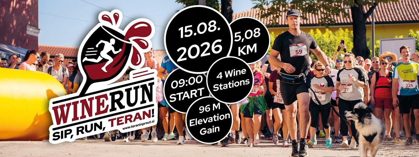 Wine Run Teran - Sip, Run, Teran
