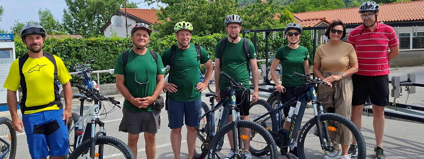 Kolesarska pot treh pokrajin – od Alp do Jadrana, skozi Kras in Brkine