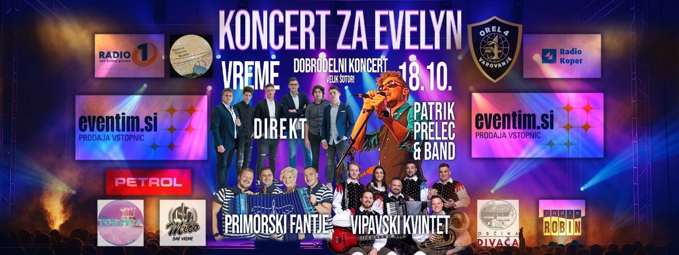 Dobrodelni koncert za Evelyn