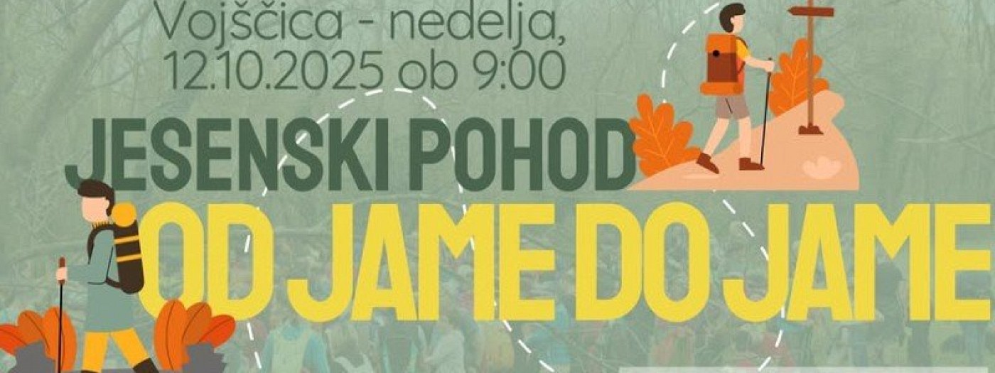 Jesenski pohod: Od jame do jame