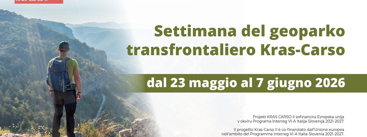 La settimana del geoparco transfrontaliero Kras-Carso 2026