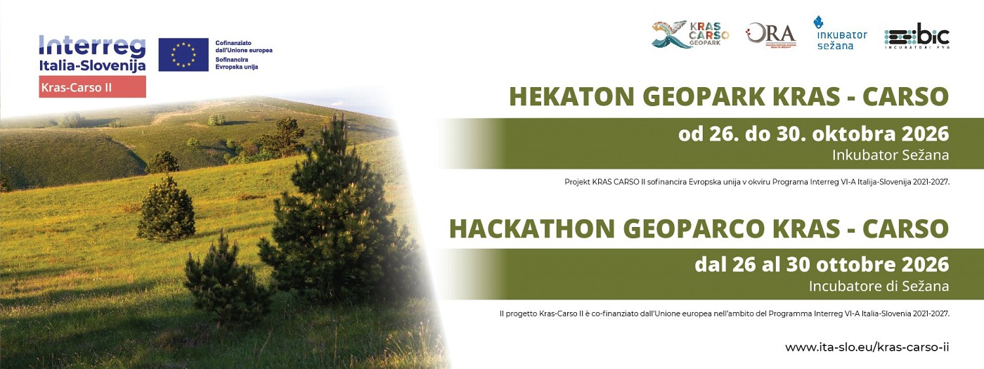Hackathon Geopark Kras-Carso 2026 »Contribuisci a plasmare il futuro del Geoparco«