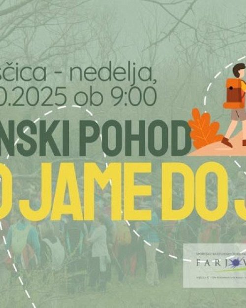 Jesenski pohod: Od jame do jame