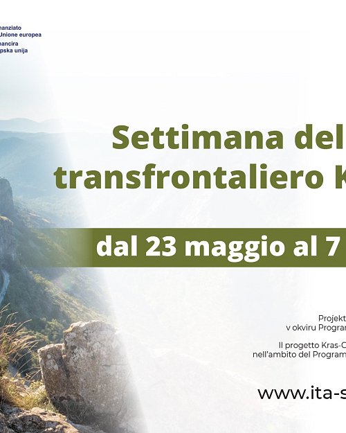 La settimana del geoparco transfrontaliero Kras-Carso 2026