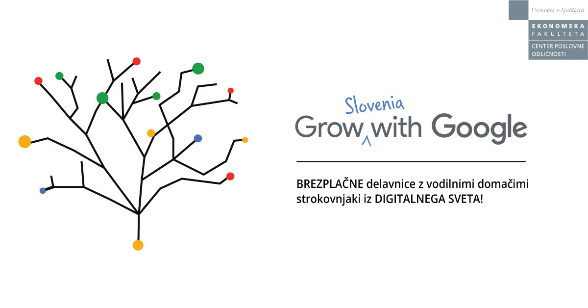 Grow Slovenia with Google - brezplačne online delavnice na temo digitalnega marketinga v turizmu