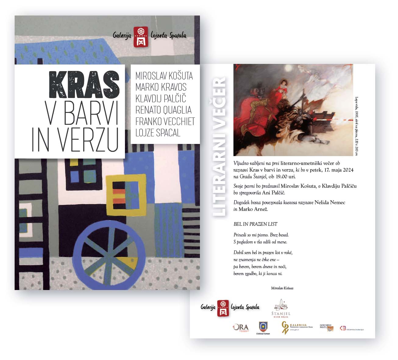 Prvi literarno-umetniški večer ob razstavi 