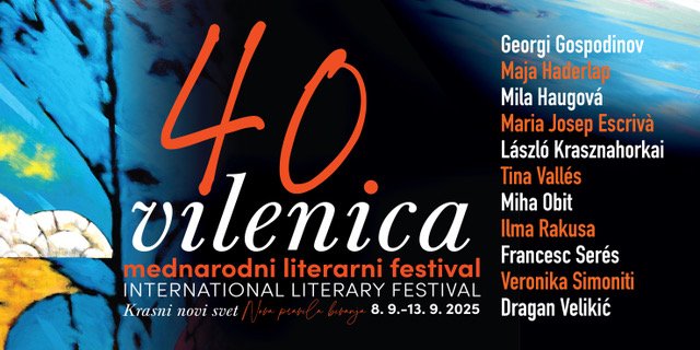 40. Mednarodni literarni festival Vilenica 