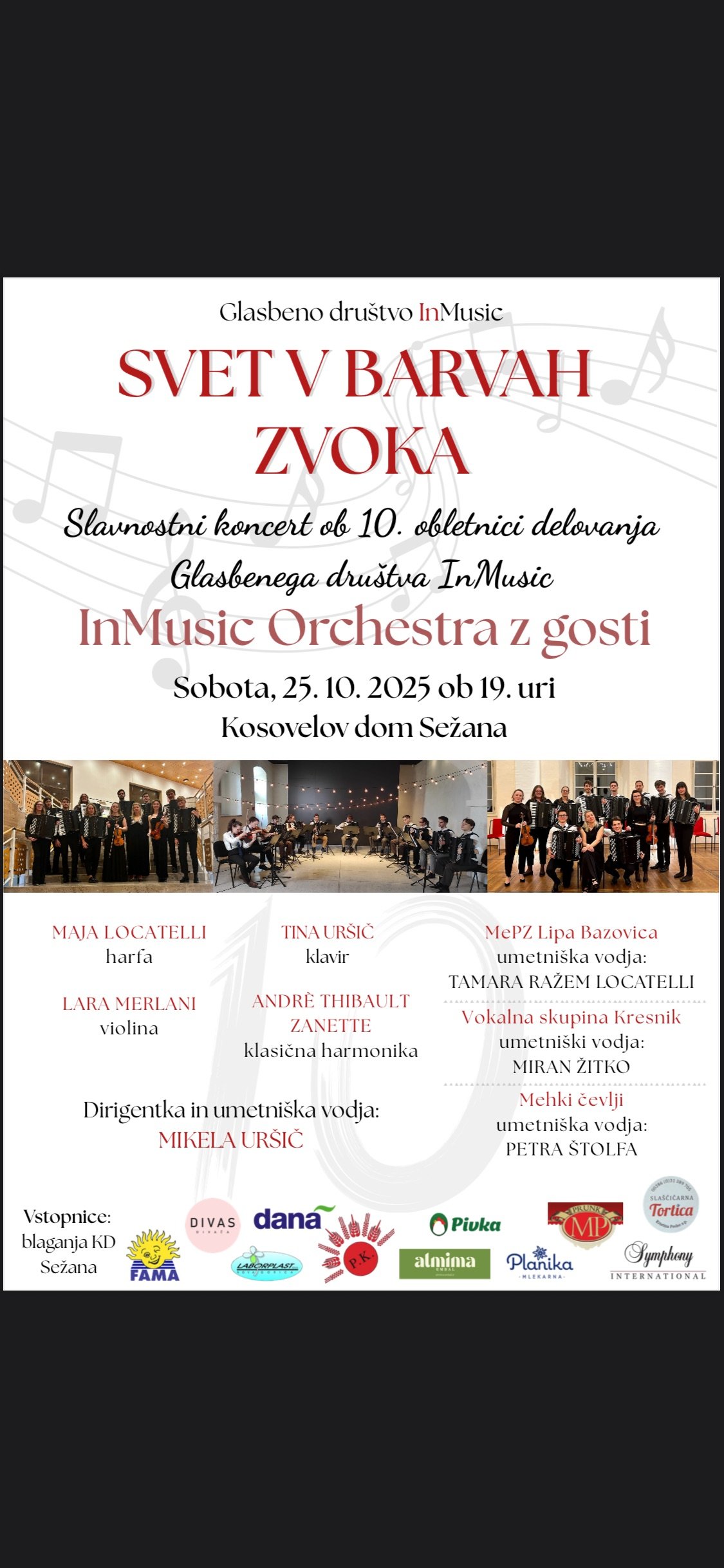 Koncert InMusic: Svet v barvah zvoka