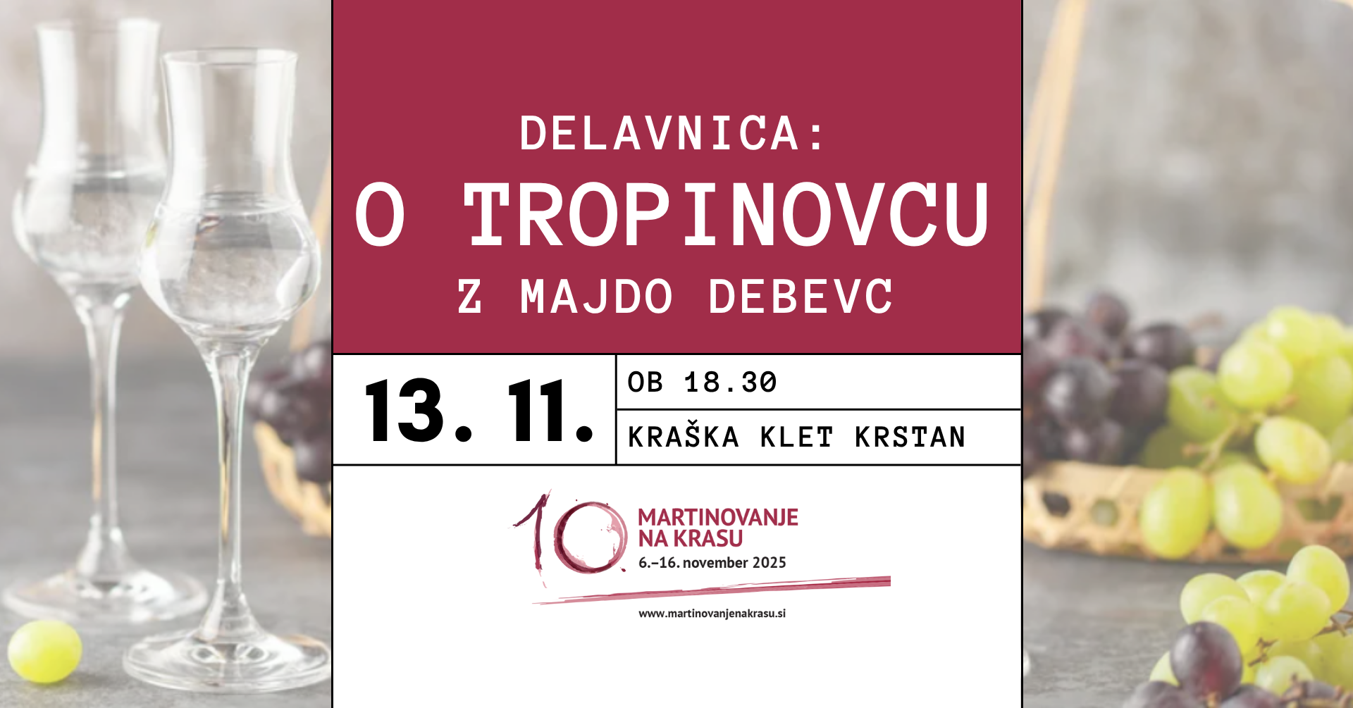 Delavnica o tropinovcu z Majdo Debevc