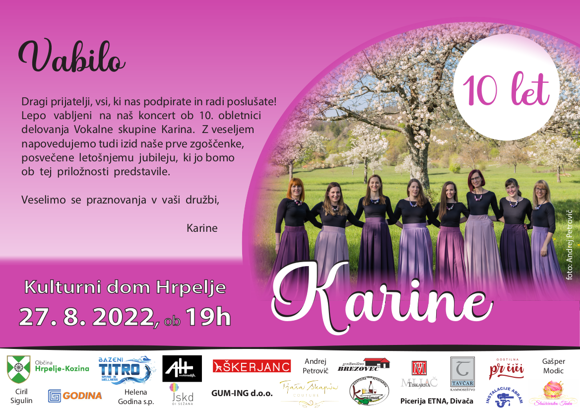 Festival of the Municipality of Hrpelje-Kozina