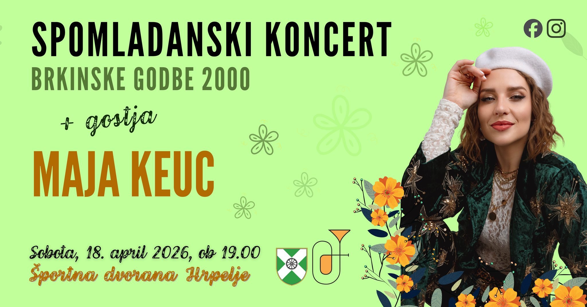 Spomladanski koncert Brkinske godbe 2000