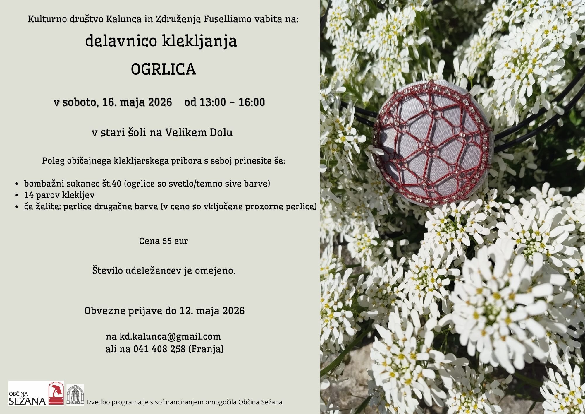 Kalunca v svet - klekljarski festival 