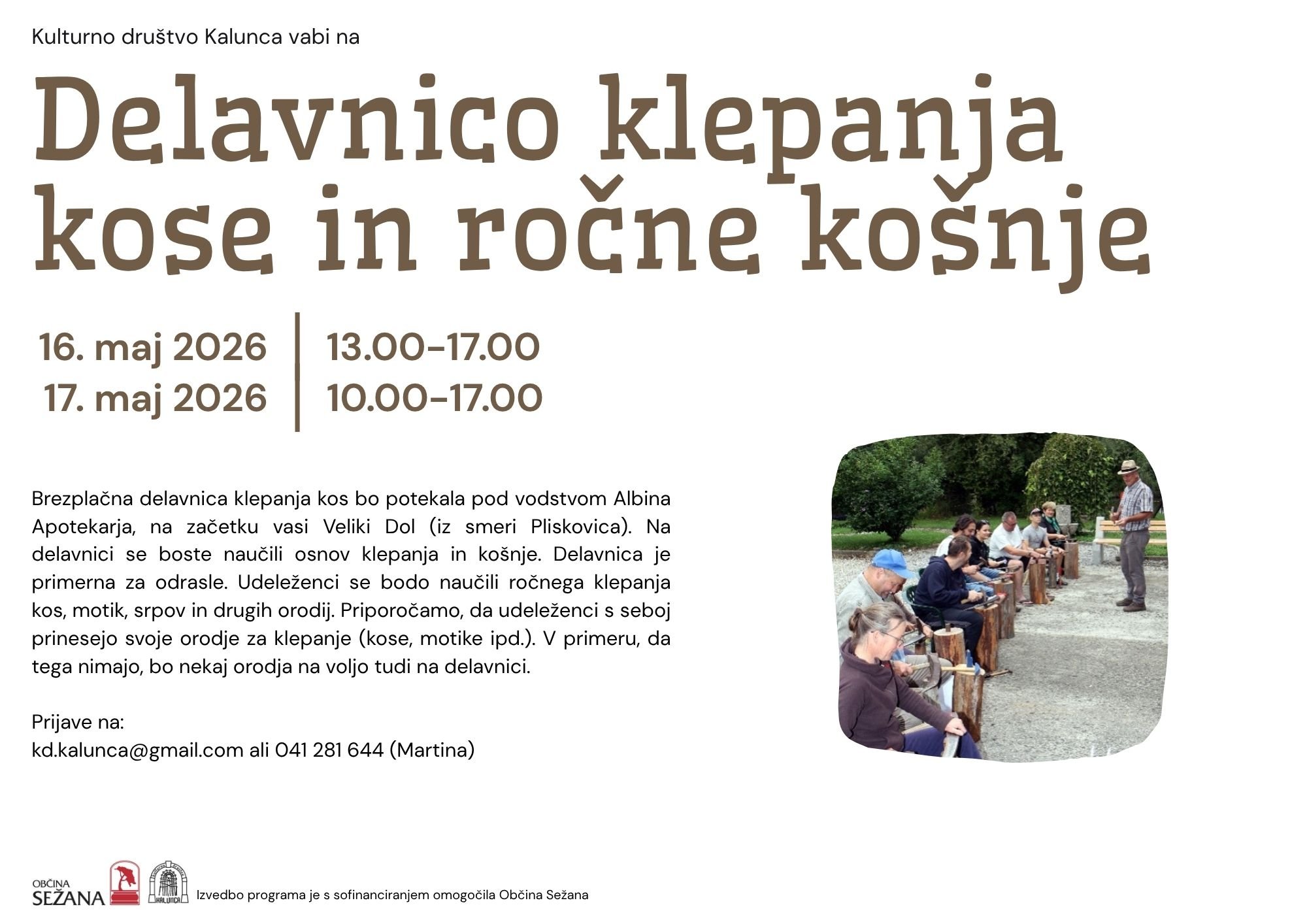 Kalunca v svet - klekljarski festival 