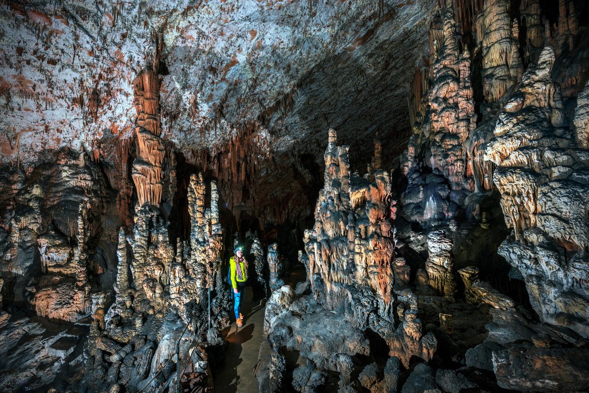 Höhle, Musik und Wein: die majestätische Höhle von Divača