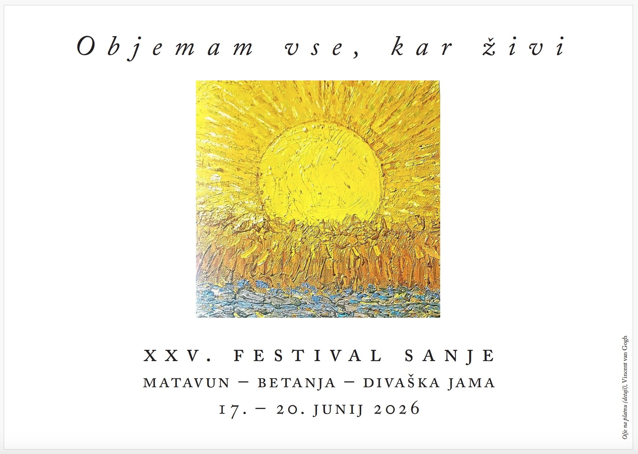 XXV. Festival Sanje