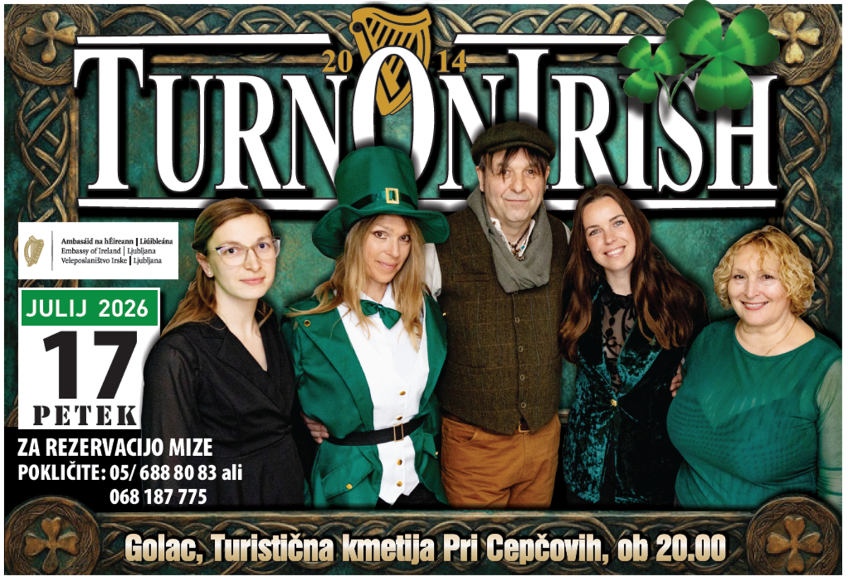 Večer na Golcu s Turn on Irish