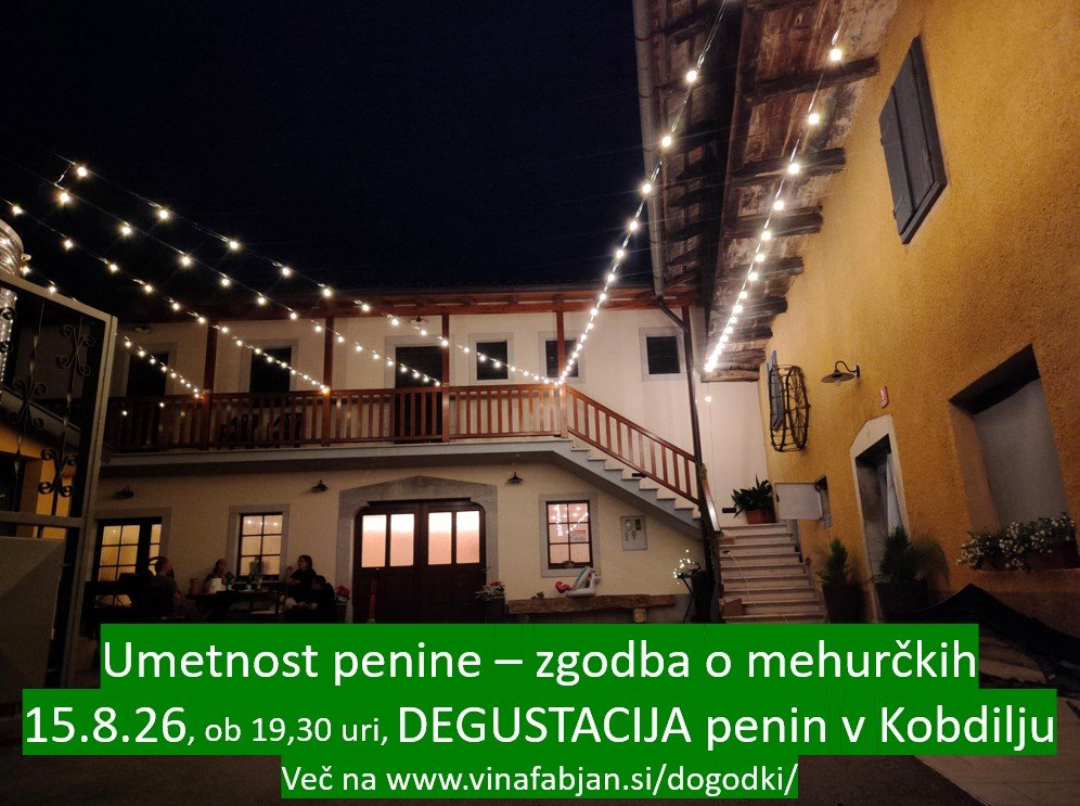 Degustacija penin na Krasu