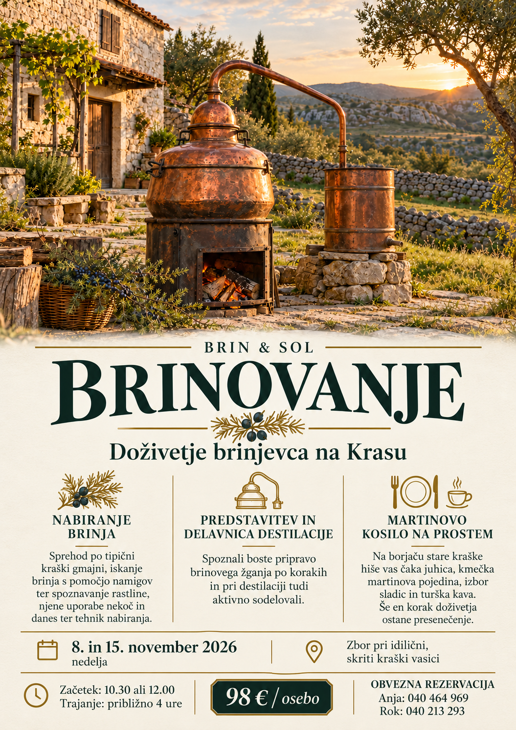 BRINOVANJE – doživetje brinjevca na Krasu