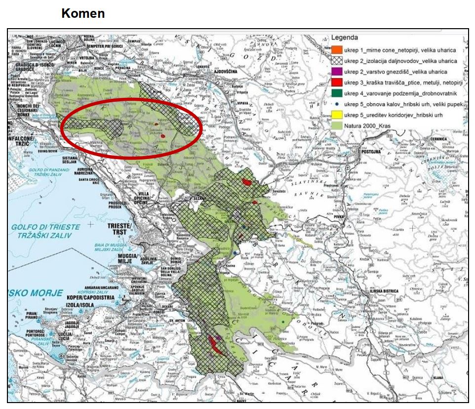 Nosilna zmogljivost občine Komen za turizem